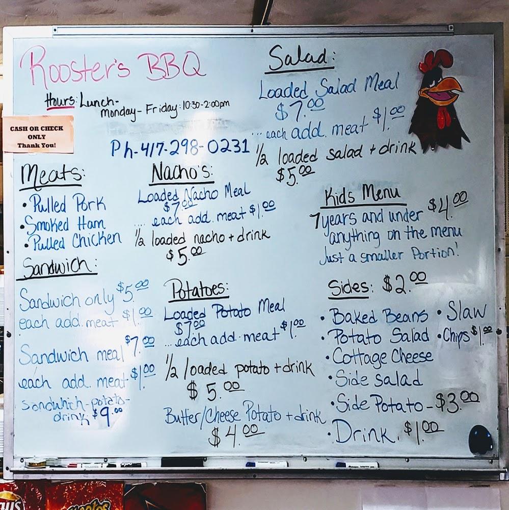 Rooster's BBQ Menu image 3